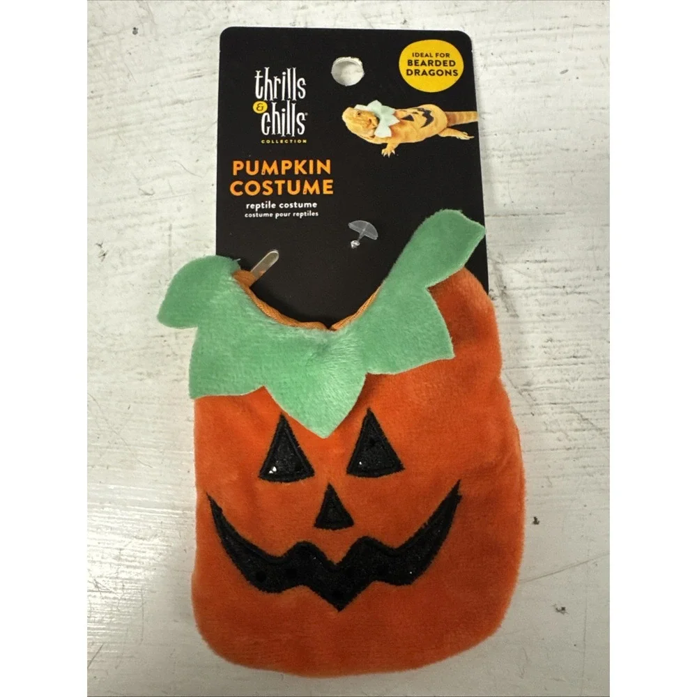 Bearded Dragon Small Animal Costume Pumpkin Jack O Lantern‎ Halloween